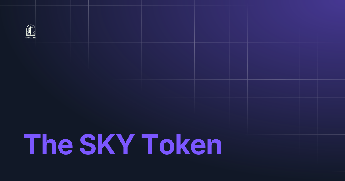 The SKY Token | Skycastle Docs